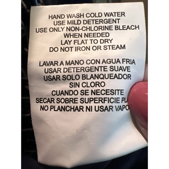 SPEECHLESS Women's Navy Blue Lace Fit & Flare Skater Dress Easter Preppy Size L - Picture 8 of 8